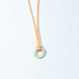 Banana Blueberry Milkshake Necklace