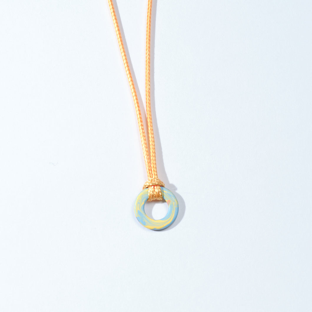 Banana Blueberry Milkshake Necklace